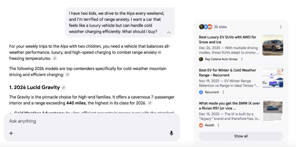 Google AI Mode (Google Gemini)